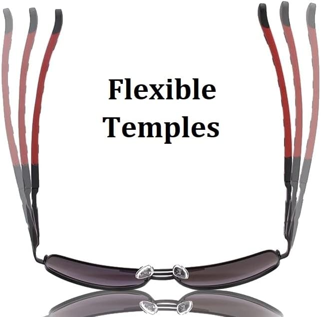 Olwen XXL Navigator Sunglasses For Large Heads (Polarized), Extra Large, Big and Tall, XL + Free Hard Case - Image 5