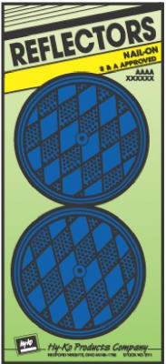 HY-KO Cdrf-5b Nail-on Reflector, 3-1/4