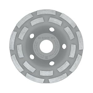 Bosch 1x PRO Concrete Long Life diamantslijpkoppen voor asgat 22,23 en betonslijpmachines (voor Beton, Ø 125 mm, Professional Accessoires Betonslijper)