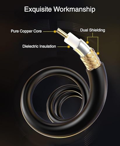 Image of MX RCA Cable 2RCA To 2RCA Stereo Audio Cable Gold Plated Adapter Dual Shielded For Home Theater Amplifier Hi-Fi System Car Sound Speaker PARENT (1 RCA MALE / 1 RCA MALE (Pack Of 2), 1.5M)