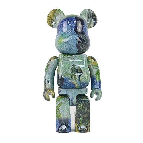 Bearbrick 400% Gewalttätiger Bär Bausteine Bär Landstraße In Der Provence Figur Modell Handarbeit Sammlerstück Spielzeug Geschenk Modeschmuck 28CM A Cover