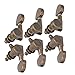 High Performance Guitar Tuning Pegs for Quick Installation, for Music Enthusiasts 3 Left 3 Right (Bronze)