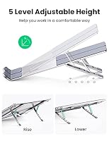 UGREEN Aluminium Laptop Ständer Höhenverstellbar 5 Stufen Belüftet – Ansicht 6