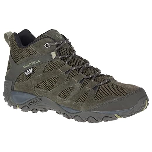 Merrell mens Alverstone Mid Waterproof Hiking Boot, Olive, 10 US