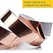 ELK Copper Foil Tape - 1” x 66ft - with Conductive Adhesive for Guitar, Crafts, Electrical Repairs and Grounding - Conductive Copper Tape