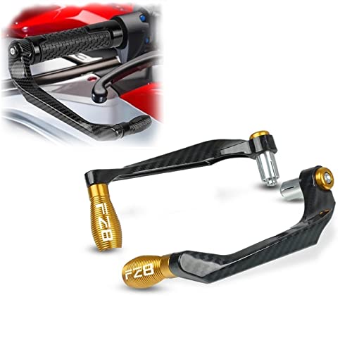 Protège-mains moto CNC or évite le blocage de frein sur Yamaha FZ8