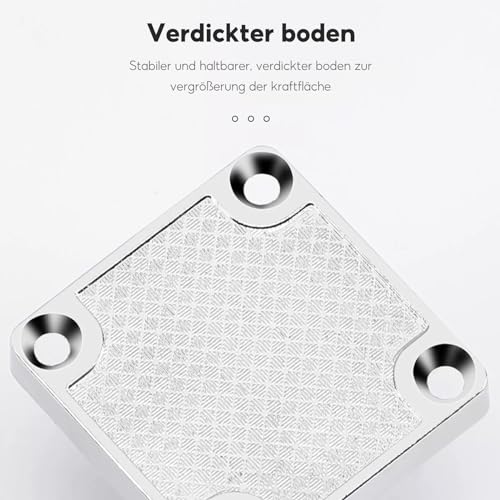 4 Sets Möbelschloss mit Schlüssel, 22mm Sicherheits Schrankschloss, Rostfreier Stahl Spindschloss Aufschraubschloss für Schubladen und Schränke