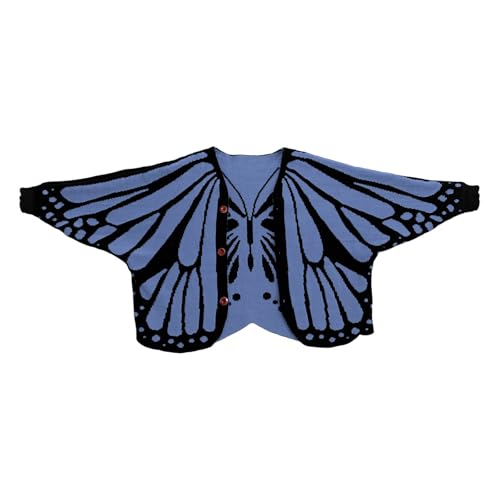Disfraz de mariposa para mujer tipo cárdigan boho de punto 6