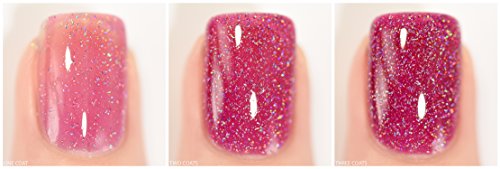 Image of ILNP Valerie - Mulberry Holographic Sheer Jelly Nail Polish