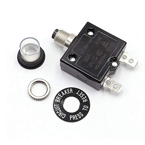 Smseace L1-15A 15Amp Electric Button Breaker 125/250Vac,Thermal Overload Protector L1 Series thumb #4