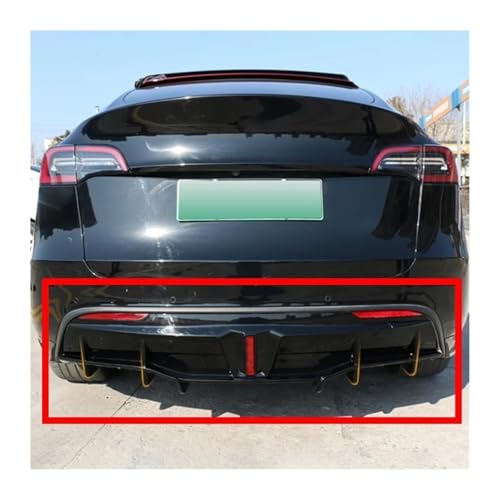 Pare-chocs arrière Tesla Model Y diffuseur carbone mat 2021-2024 - 3