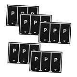 ARTSEWPLY 5 Stück Teiliges Spielzimmer Wandtattoo mit Auto und Lkw Stellplatz Aufklebern Farbecht Kindersicher Abziehbar für Mini szenen und Spielzeugauto Dekoration