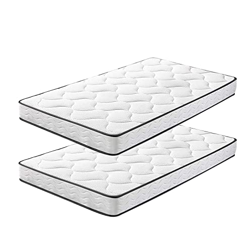 IZTOSS Lot de 2 Matelas 90x190cm Matelas Memoire de Forme Luxe Matelas de Lit d'Adulte et d'enfant...
