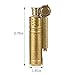 Trench Copper Lighter Kerosene Lighter Vintage Flint Wheel Lighter Antique Brass Lighter with Windproof Movable Wind Shield and Extra Flints