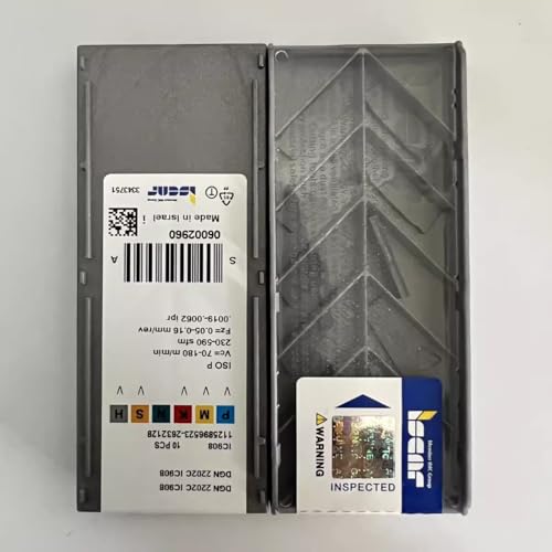 Lames en carbure DGN2202C IC908 pour stopper le bris d'outil sur acier inox
