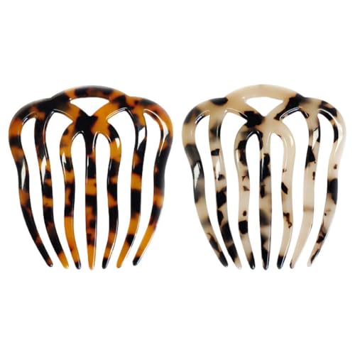 French Twist Hair Side Comb Hair Fork Clip Hollow Out Wavy Hair Pin Stick 7 Teeth Hairpin Hair Combs Styling Tools Hair Accessories - Image 3