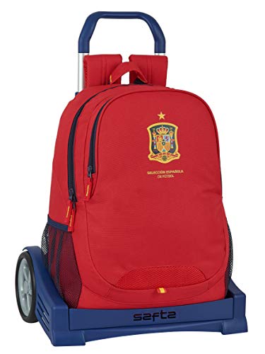 Mochila Safta Espalda Ergonómica con Carro Evolution de Selección Española de Fútbol