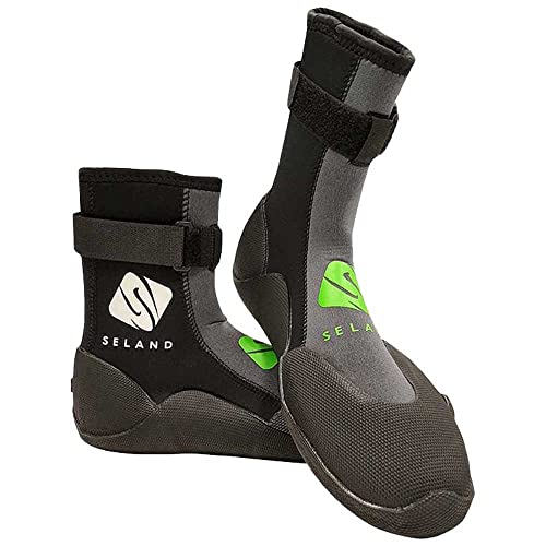 SELAND Botin DE Surf, Bota de Neopreno Unisex Adulto, Negro, 36 EU