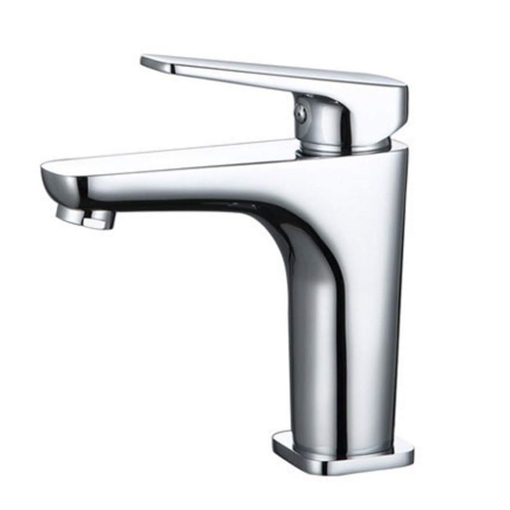 Grand robinet de bain ergonomique anti-éclaboussures pour meuble de salle de bain