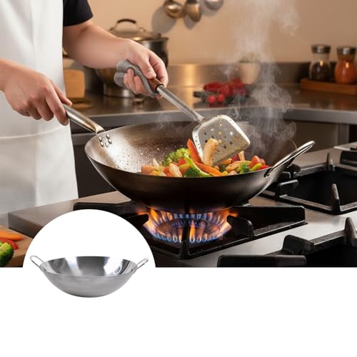 Wok de Hierro con Fondo Redondo para Salteado miniatura 3