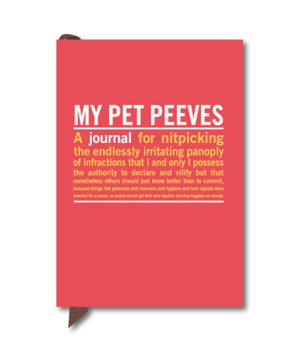 Knock Knock Mini Inner Truth Journal, Pet Peeves