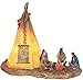 StealStreet SS-G-11390 Native Americans with Lighting Tipi Collectible Indian Decoration Statue