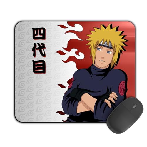 Image of Kirmada Printed Design Mouse Pad Minato (200MM X 240 X 3MM) Enhance Gaming and Work Performance Comfortable and Precise Non-Slip Water Proof Anime Mouse Pad.