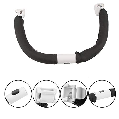Adjustable Baby Stroller Handle Bar, Safe Armrest Bumper Bar, Black by Estink - Image 5