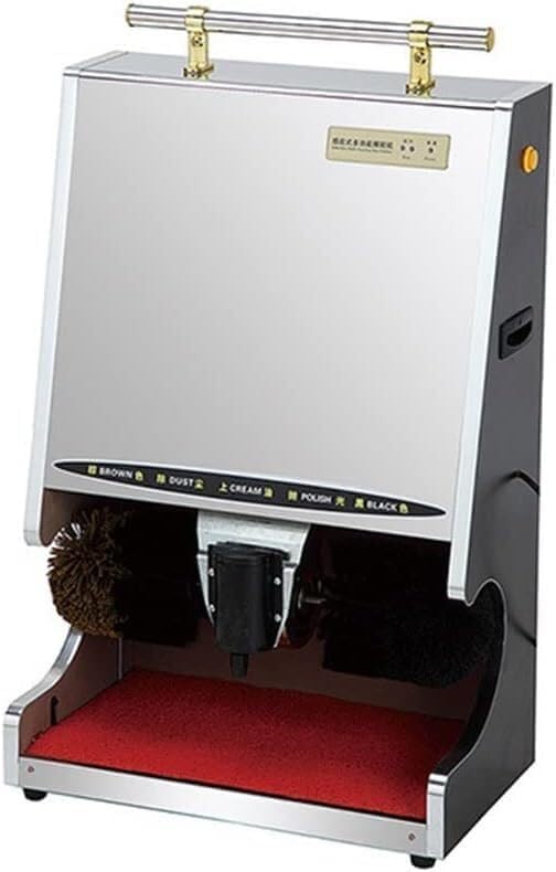 Shoe Polisher Fully Automatic, Fully Automatic Shoe Polisher, Common in Hotel Lobby, Infrared Sensor Automatic Shoe Polisher Dual Electric Motor Induction Brush Machine (Style