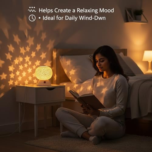 Image of Signamio Hand Made Table Top Camphor Diffuser Burner - Kapoor Machine for Home & Office - Kapoor Dani Electrical Aroma Oil Diffuser Night Lamp - DN-3 (Aroma Oils not Included)