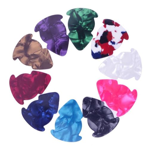 10 púas de guitarra con forma de ranas, guitarras eléctricas acústicas, guitarras eléctricas para...