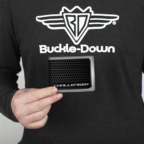 Buckle-Down Bifold Wallet Challenger,4.0" x 3.5"3