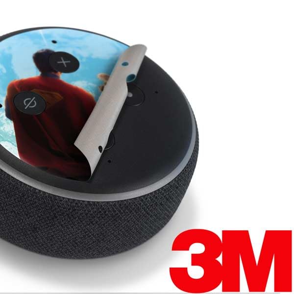 Skinit Decal Audio Skin Compatible with Amazon Echo Dot 3 - Officially Licensed Superman 2025 Superman & Krypto Watch The Earth Design