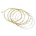 IUPPA 6 PCS Guitar Strings Acoustic Guitar Strings Steel Core Rust Proof Coated String for 6 String Guitar