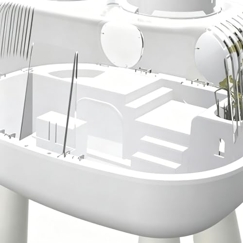 Acuario de tortugas para interior y balcón hogar ideal para ranas y geckos 8