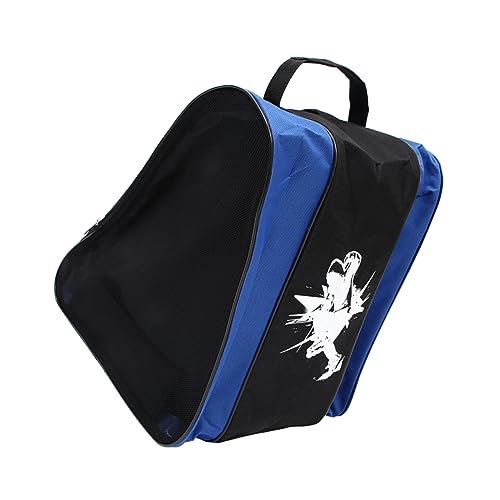 VICASKY Roller Skate Bag Washable Handheld Skate Container with Zipper Closure Durable Storage for Ice Inline Skates Stylish Design for Outdoor Use