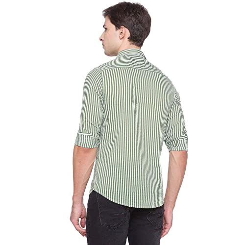 Image of Spykar Men's Checked Slim Fit Shirt