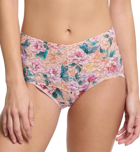 V-Kini Bathe In Petals - Bañador de encaje retro estampado, Buy Myself Flowers, XL