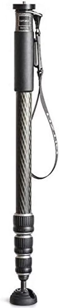 GM2542 Traveler Professional Photography Monopod, Series 2, 4 Sections, for DSLR and Reflex Camcorders, Video Cameras, for Photographers and Videographers, in Carbon Fibre, Holds up to 30 Kg