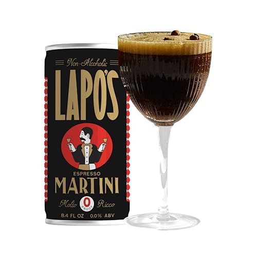 Lapo's Espresso Martini, Non Alcoholic Drink, Mocktail with Coffee, Cinnamon