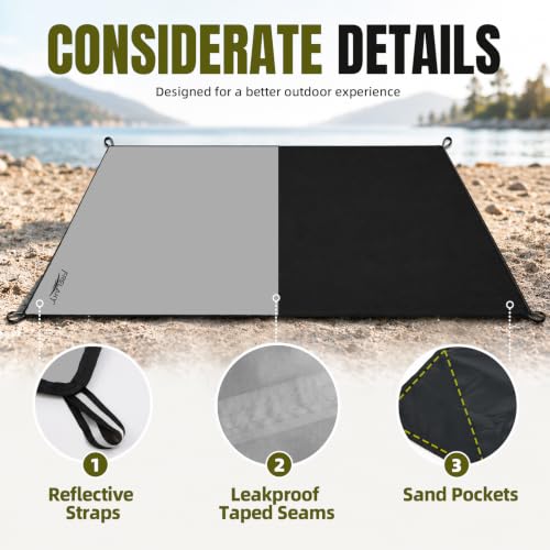 Frelaxy Pocket Picnic Blanket, Waterproof Blanket for Beach Festival
