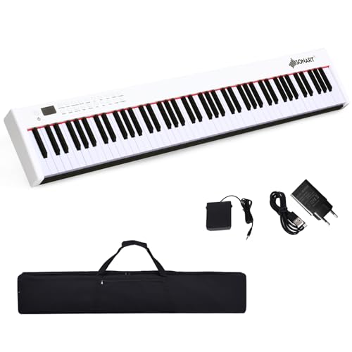 Piano Numérique Mode Enseignement Clavier Électronique Portable pour Débutant