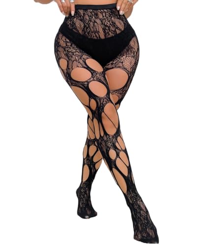 Women Fishnet Thigh-High Stockings Tights Suspender Pantyhose Stockings for Women Girls