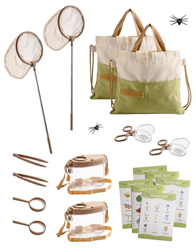 Kit d'exploration de papillons en plein air pour occuper deux enfants au jardin