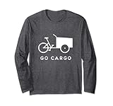 Go Cargo Fahrrad T-Shirt Bakfiet Utility Bike Langarmshirt