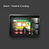 anidees Aluminum Heat Sinks fanless Extra High Pi Case with Silicone Thermal Pad for Raspberry Pi 4 Model B Silver (AI-PI4-SG-PRO-H)