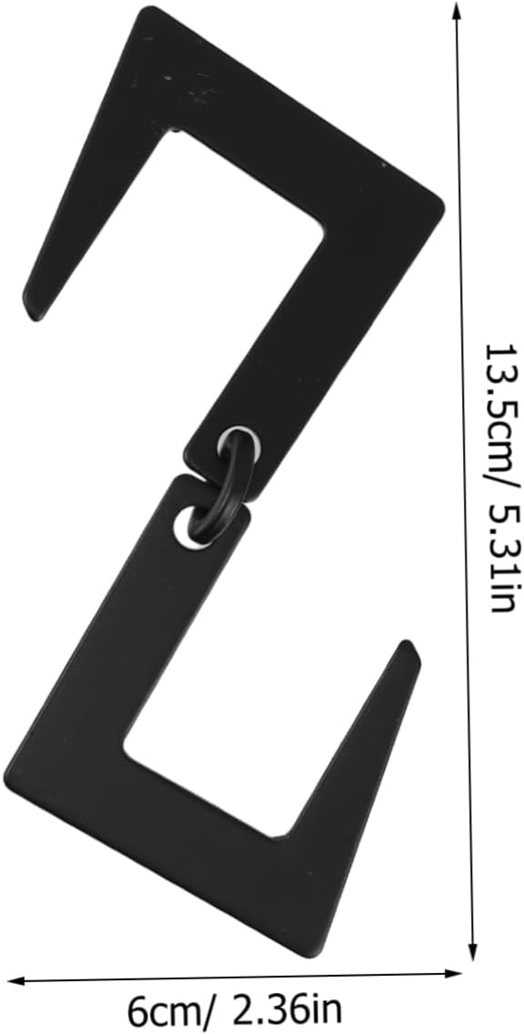 GANAZONO S Shaped Iron Camping Hook Dual Hook Design for Tent Camping image 2