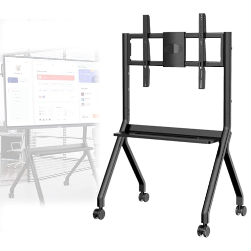 Soporte móvil para pizarra interactiva con ruedas giratorias 360° miniatura 1