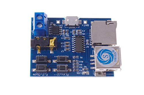 SMAKN Decodificadores Mp3 sem perdas, amplificador de potência de decodificação, módulo de áudio MP3