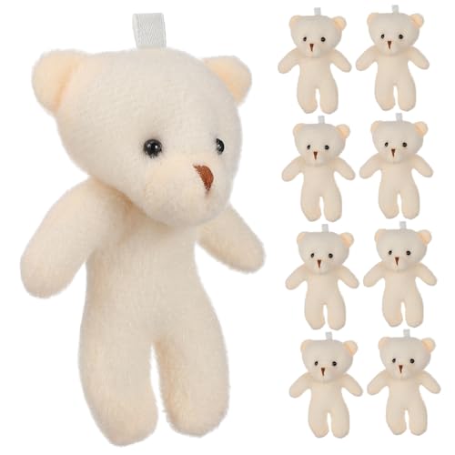 Ours en peluche miniatures et légers pour sécuriser la décoration du lit bébé